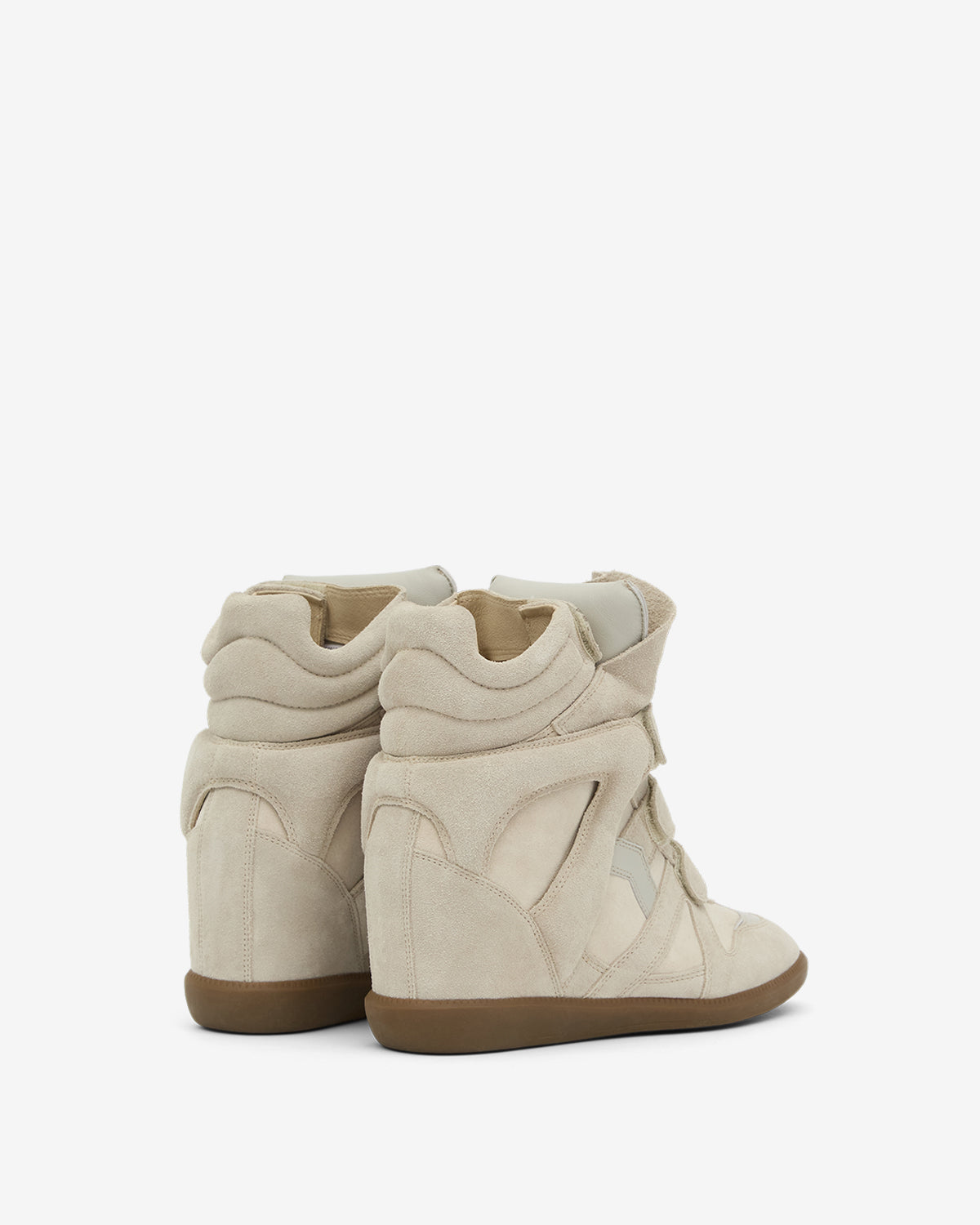 Isabel Marant Women’s Bekett Sneakers – Ecru Leather & Suede