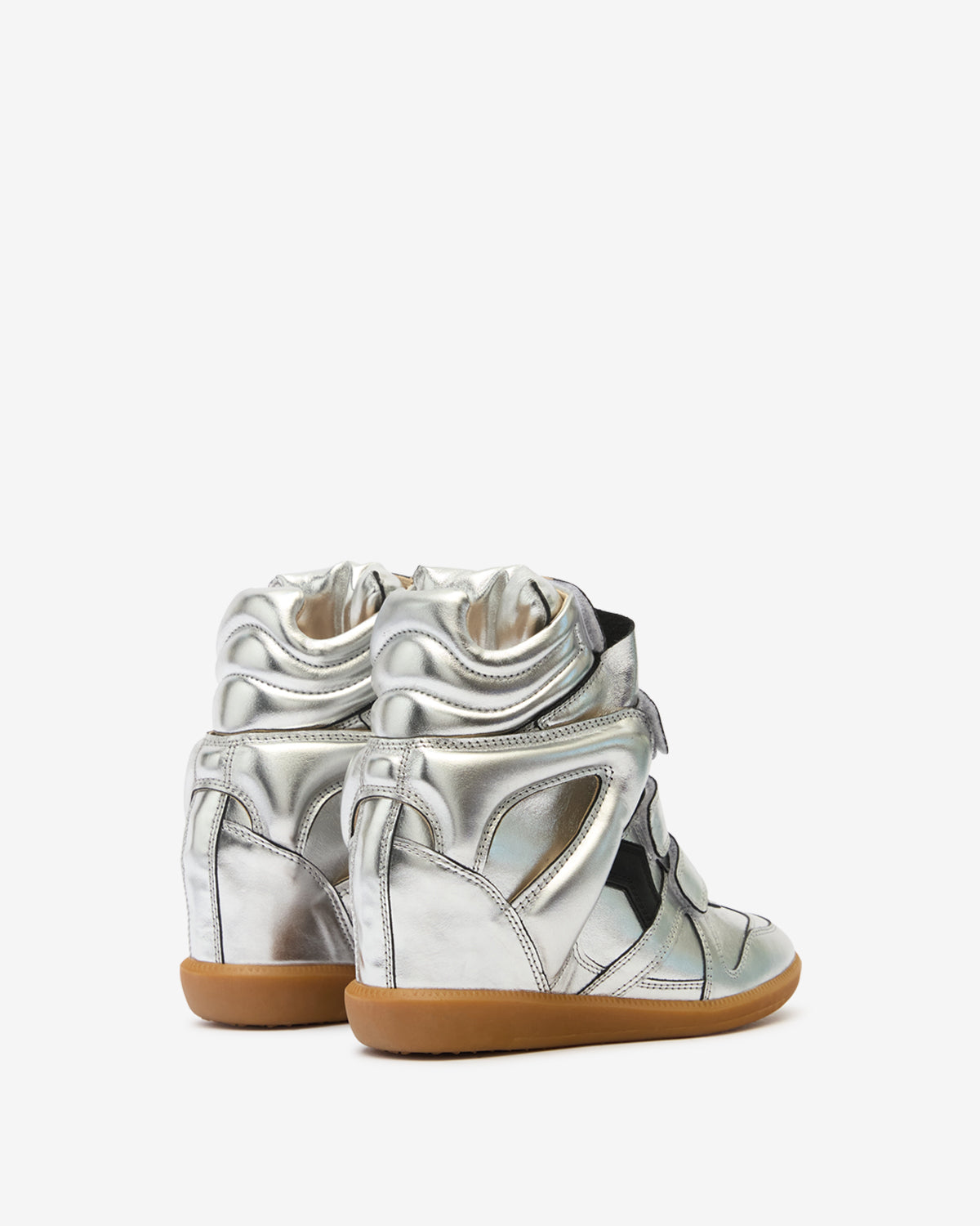 Isabel Marant Women’s Bekett High‑Top Sneakers – Metal Designer Footwear